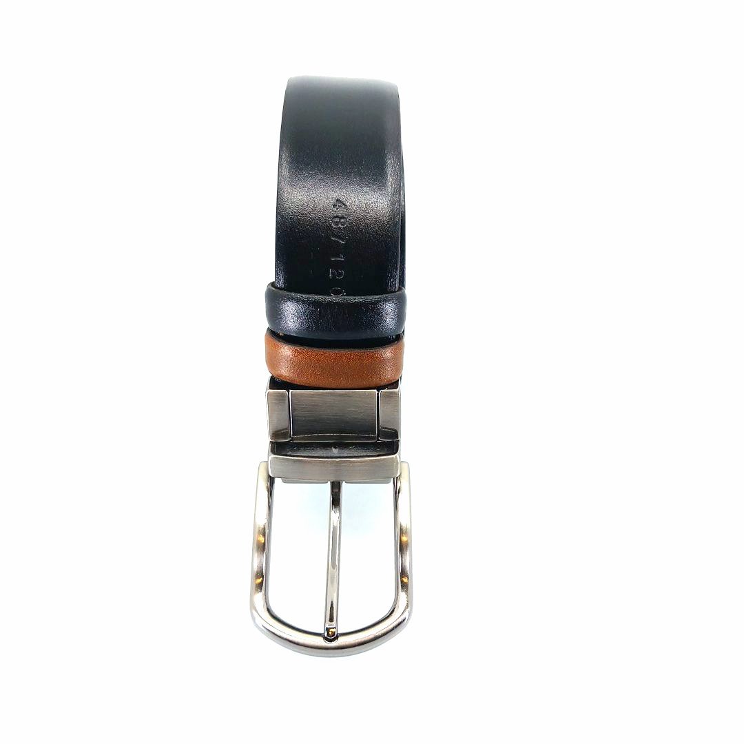 Boxer 79104 ( διπλής όψης: μαύρο - ταμπά) ανδρικές ζώνες