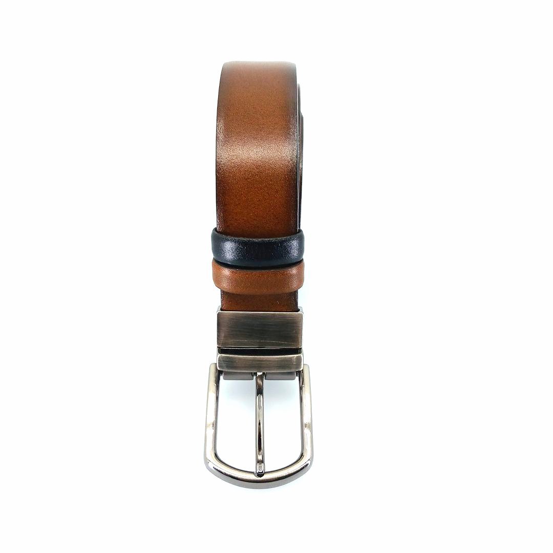 Boxer 79104 ( διπλής όψης: μαύρο - ταμπά) ανδρικές ζώνες