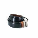 Boxer 79104 ( διπλής όψης: μαύρο - ταμπά) ανδρικές ζώνες