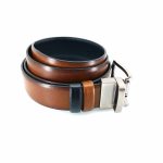 Boxer 79104 ( διπλής όψης: μαύρο - ταμπά) ανδρικές ζώνες