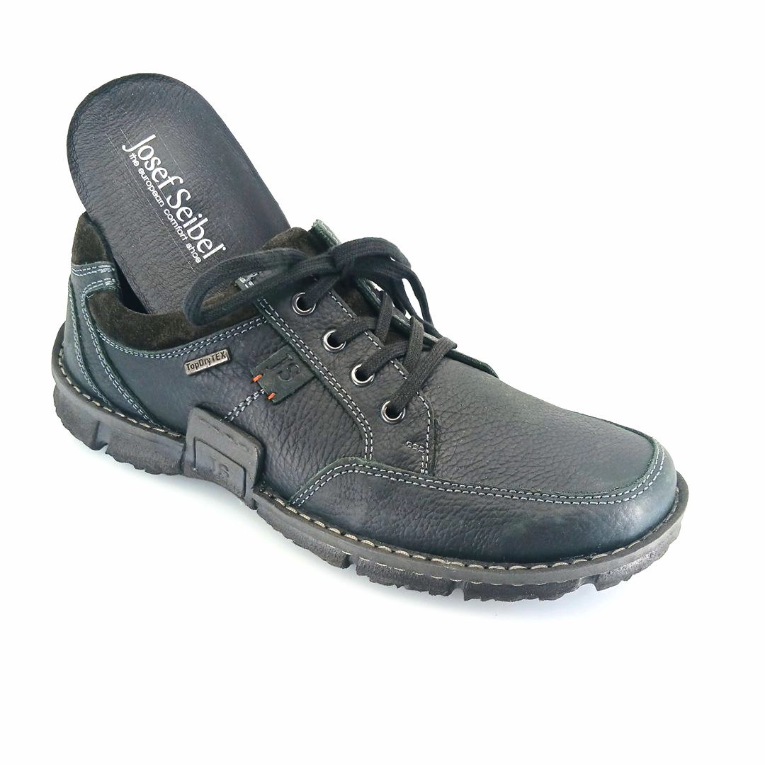 Josef Seibel Willow 33 (μαύρο) ανδρικά casual δετά