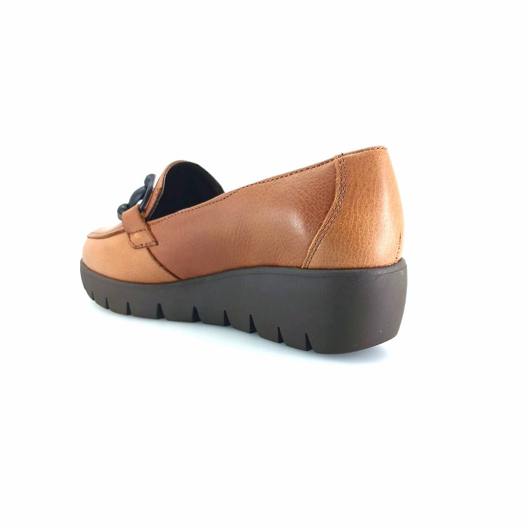 Boxer 51114 (ταμπά) chunky horsebit loafers