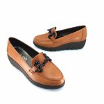 Boxer 51114 (ταμπά) chunky horsebit loafers