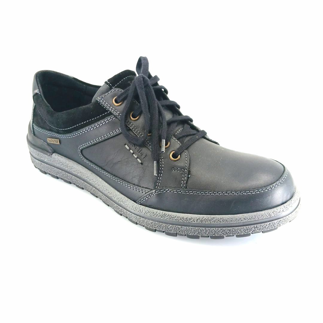 josef-seibel-emil-58-black-1 Josef Seibel Emil 58 (μαύρο) ανδρικά casual derby