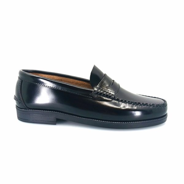 Boxer 19321 (μαύρο) ανδρικά penny loafers