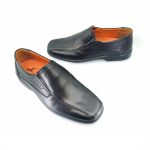 Boxer 10122 (μαύρο δέρμα) ανδρικά loafers