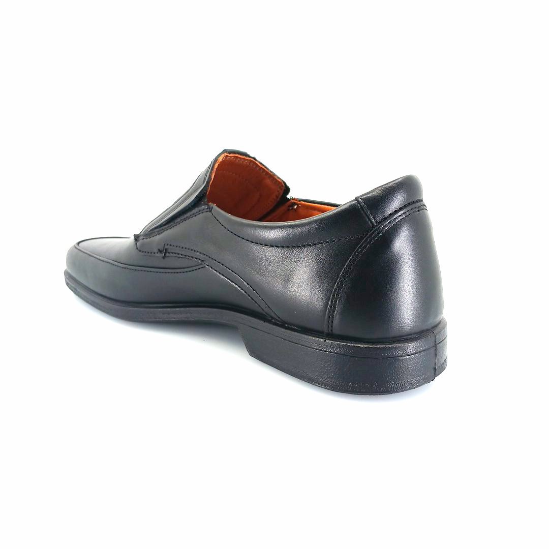 Boxer 10124 (μαύρο δέρμα) ανδρικά loafers