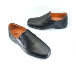 Boxer 10124 (μαύρο δέρμα) ανδρικά loafers