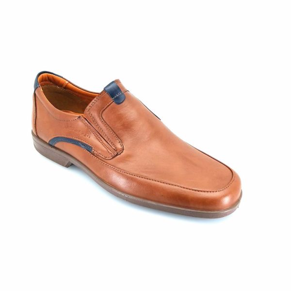 Boxer 10124 (ταμπα δέρμα) ανδρικά loafers