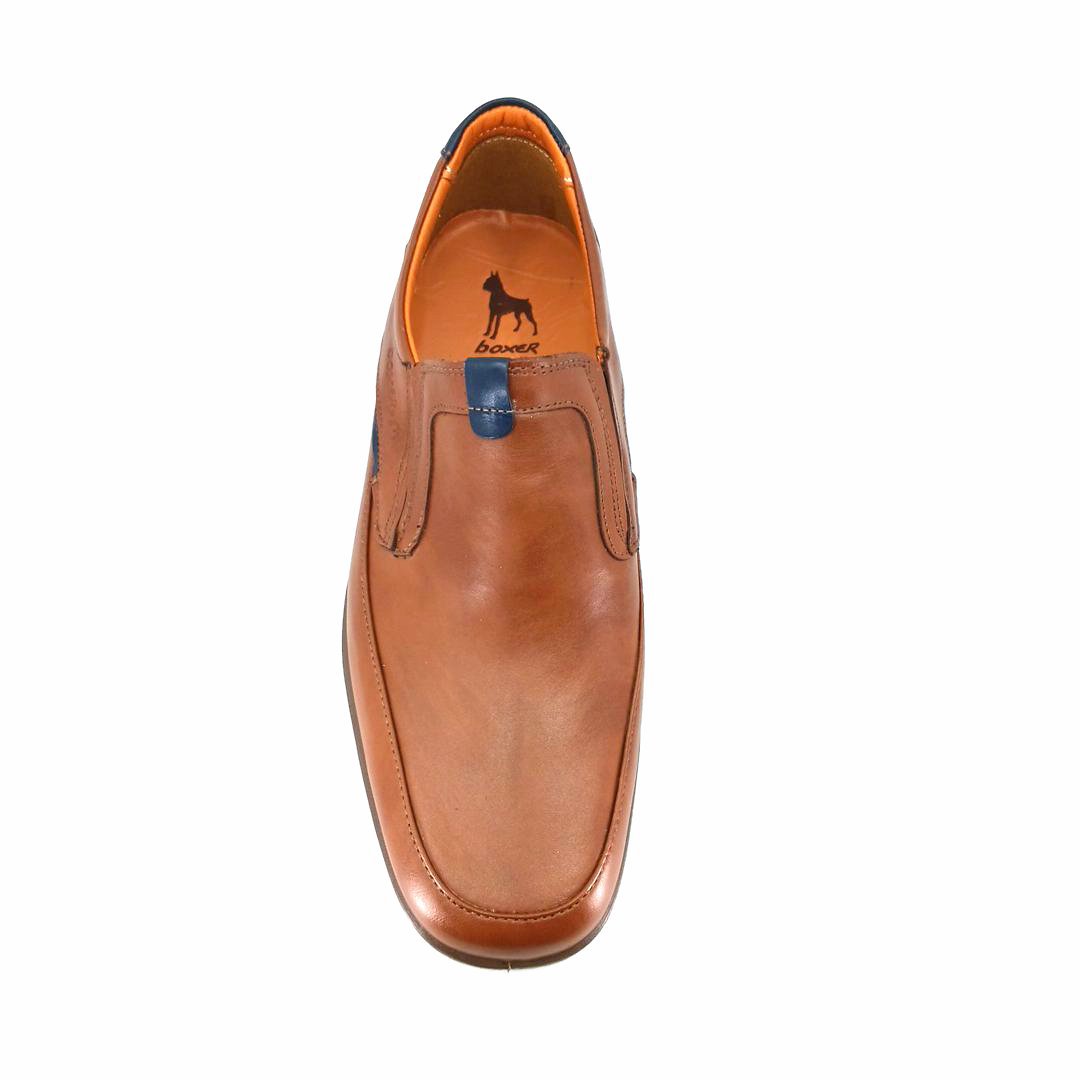 Boxer 10124 (ταμπα δέρμα) ανδρικά loafers