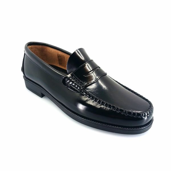 Boxer 19321 (μαύρο) ανδρικά penny loafers