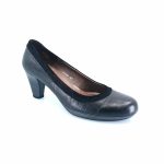 Boxer 58063 (μαύρο) δερμάτινες γόβες