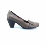 Boxer 58195 (γκρι) δερμάτινες γόβες