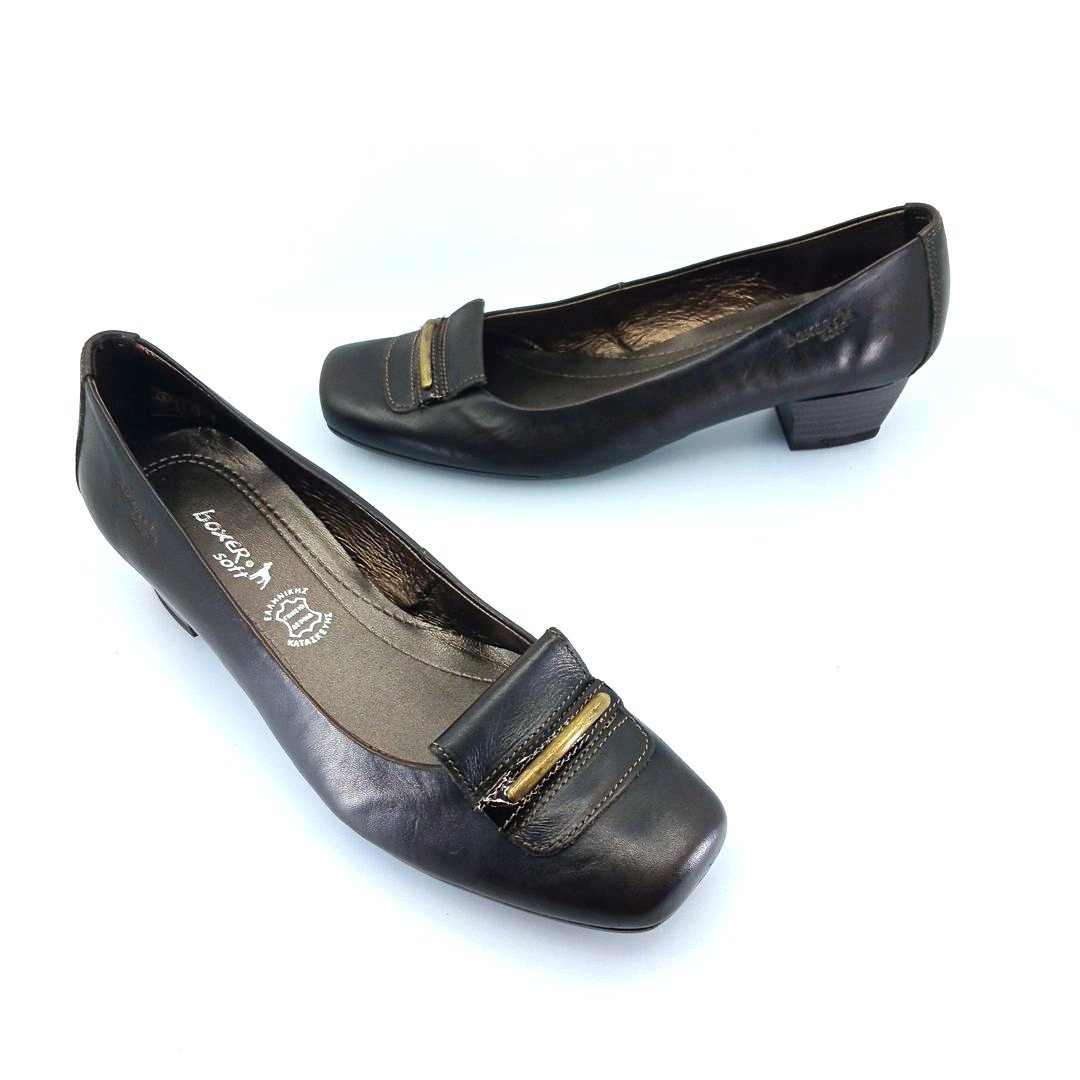 Boxer 58408 (καφέ) γόβες