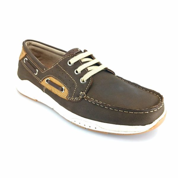 Freemood E067-103 (taupe nubuk) ανδρικά boat shoes