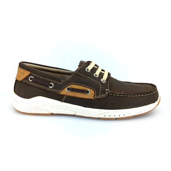 Freemood E067-103 (taupe nubuk) ανδρικά boat shoes