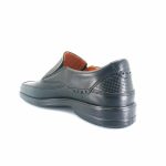 Boxer 13802 (μαύρο δέρμα) ανδρικά loafers