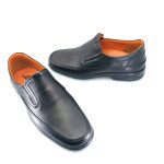 Boxer 13802 (μαύρο δέρμα) ανδρικά loafers
