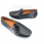 Boxer 19278 (μαύρο δέρμα) driving moccasins