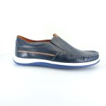 Boxer 24002 (μπλε δέρμα) ανδρικά μοκασίνια