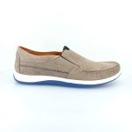 Boxer 24002 (γκρι nubuck δέρμα) ανδρικά δετά μοκασίνια