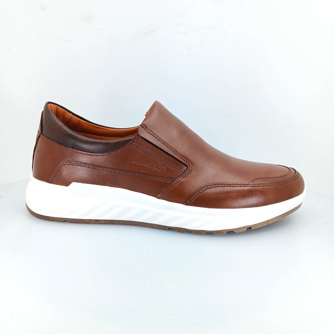 Boxer 43008 (ταμπα δέρμα) ανδρικά slip-on