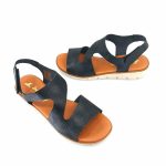 Boxer 97042 (μαύρο δέρμα) γυναικεία σανδάλια