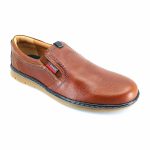 Luisetti 23320 (κονιάκ δέρμα) ανδρικά slip-on