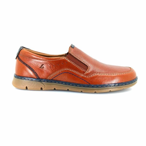 Luisetti 23333 (ταμπα δέρμα) ανδρικά slip-on