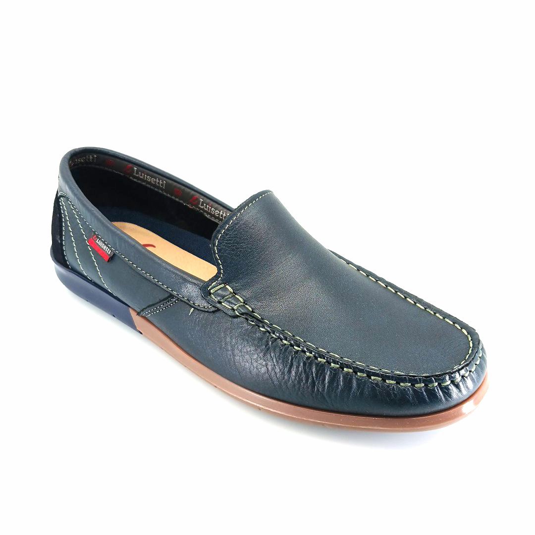 luisetti-29300-blue-1 Luisetti 29300 (μπλε δέρμα) ανδρικά μοκασίνια