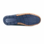 Luisetti 29300 (μπλε δέρμα) ανδρικά μοκασίνια