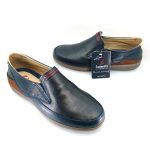 Luisetti 32310 (μπλε δέρμα) ανδρικά slip-on