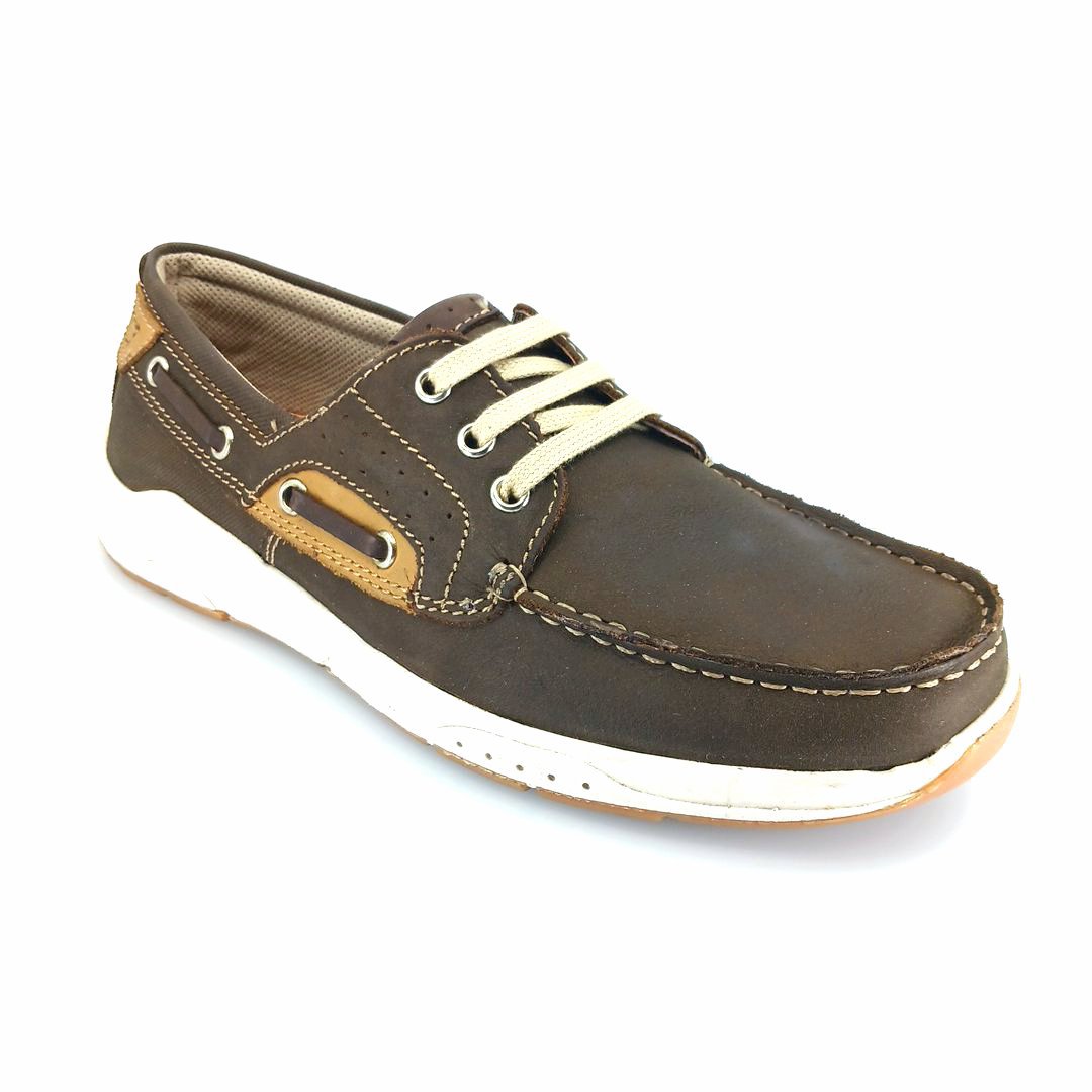 Freemood E067-103 (taupe nubuk) ανδρικά boat shoes