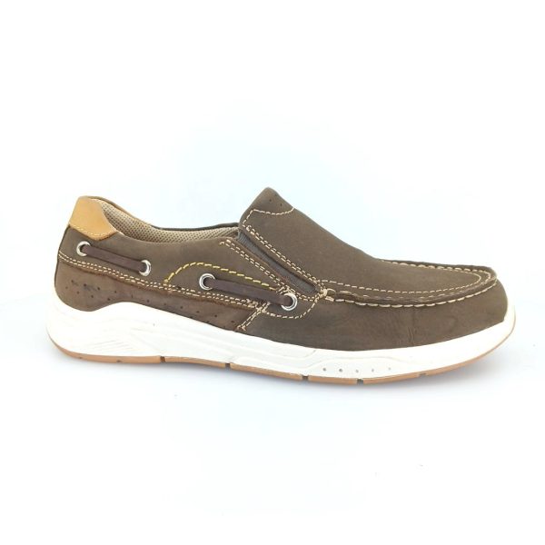 Freemood E067-200 (taupe nubuk) ανδρικά boat shoes