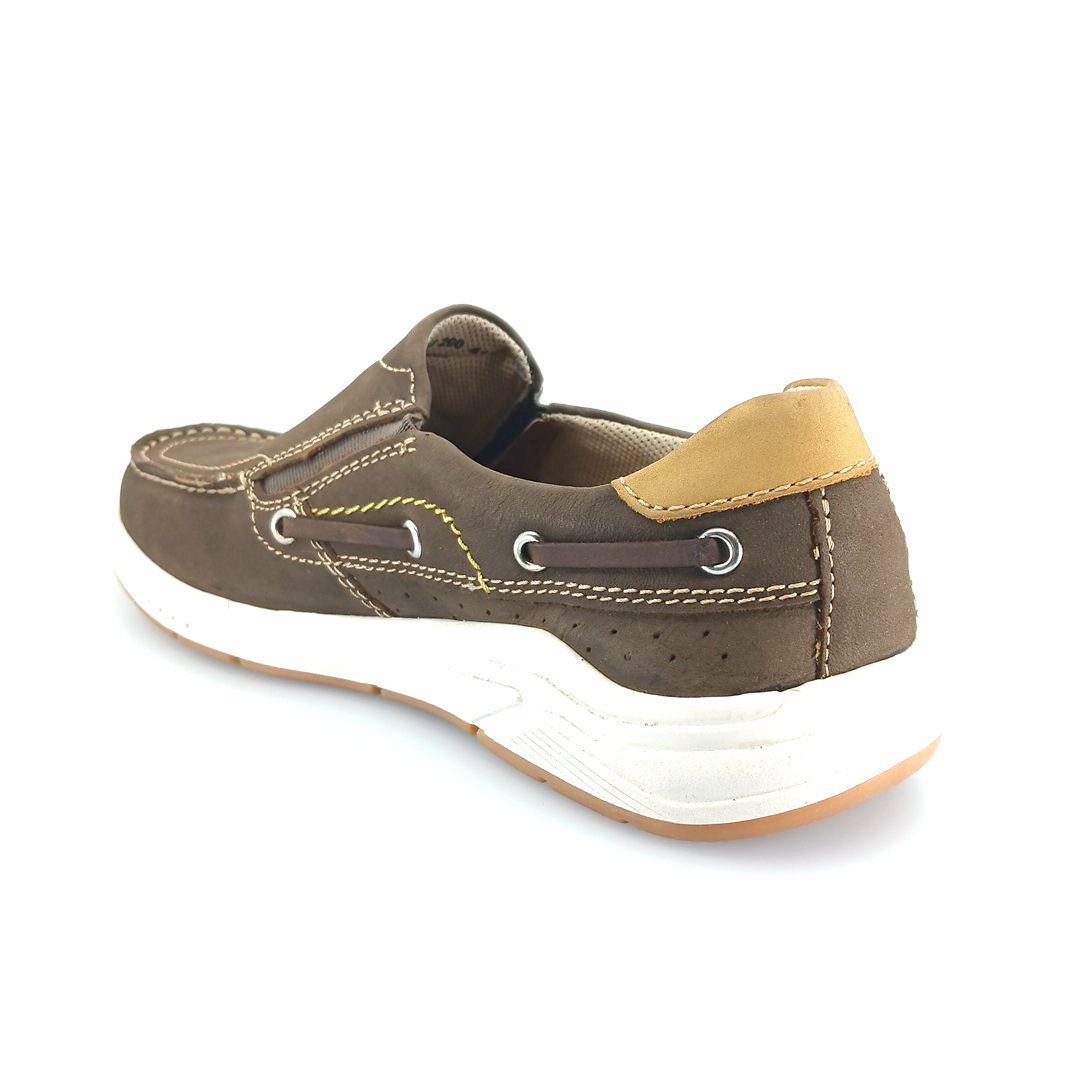 Freemood E067-200 (taupe nubuk) ανδρικά boat shoes