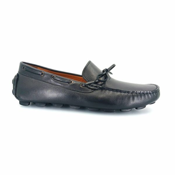 Boxer 19277 (μαύρο δέρμα) driving moccasins