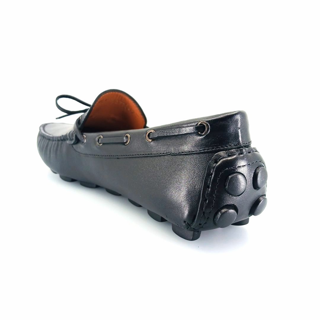Boxer 19277 (μαύρο δέρμα) driving moccasins