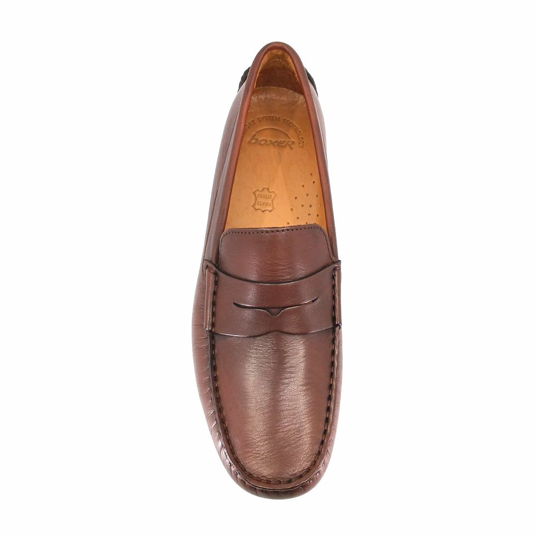 Boxer 19278 (ταμπα δέρμα) driving moccasins
