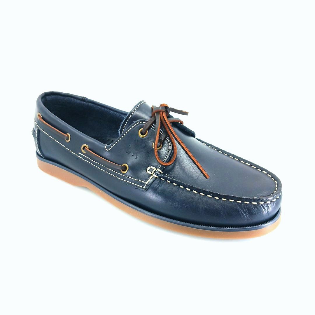 boxer-19296-blue-1 Boxer 19296 (μπλε) ανδρικά boat shoes