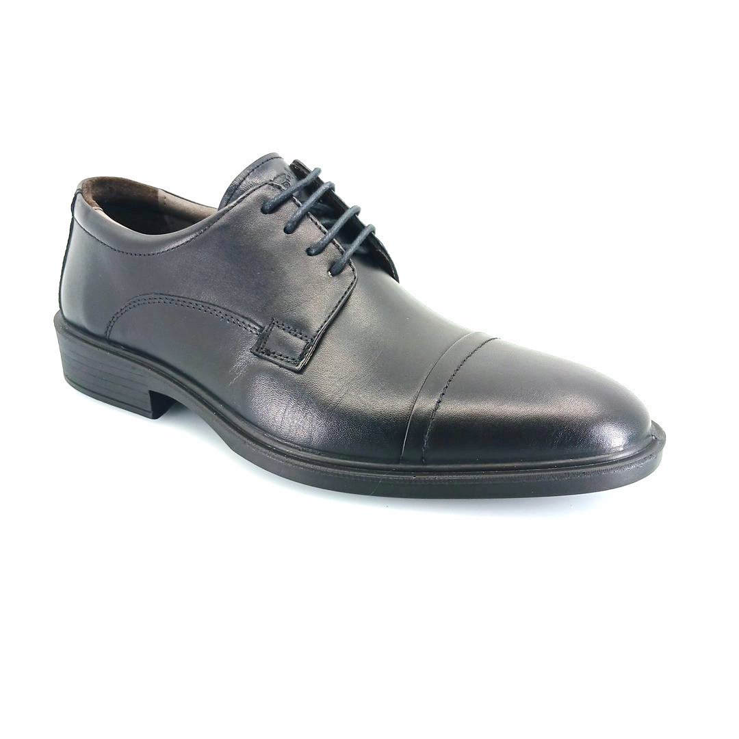 Boxer 19312 (μαύρο δέρμα) ανδρικά δετά