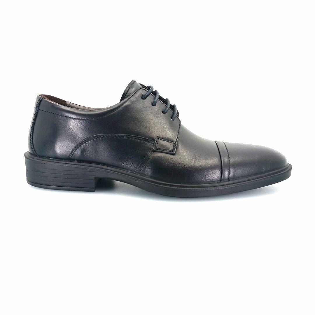 Boxer 19312 (μαύρο δέρμα) ανδρικά δετά