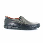 Boxer 21358 (μαύρο δέρμα) ανδρικά boat shoes