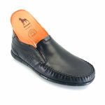 Boxer 21358 (μαύρο δέρμα) ανδρικά boat shoes