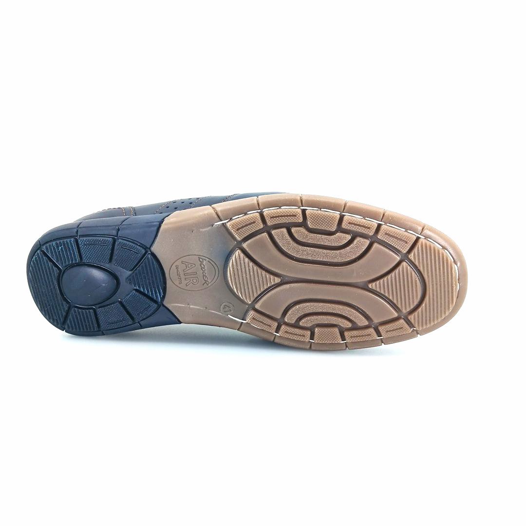 Boxer 21358 (μπλε δέρμα) ανδρικά boat shoes