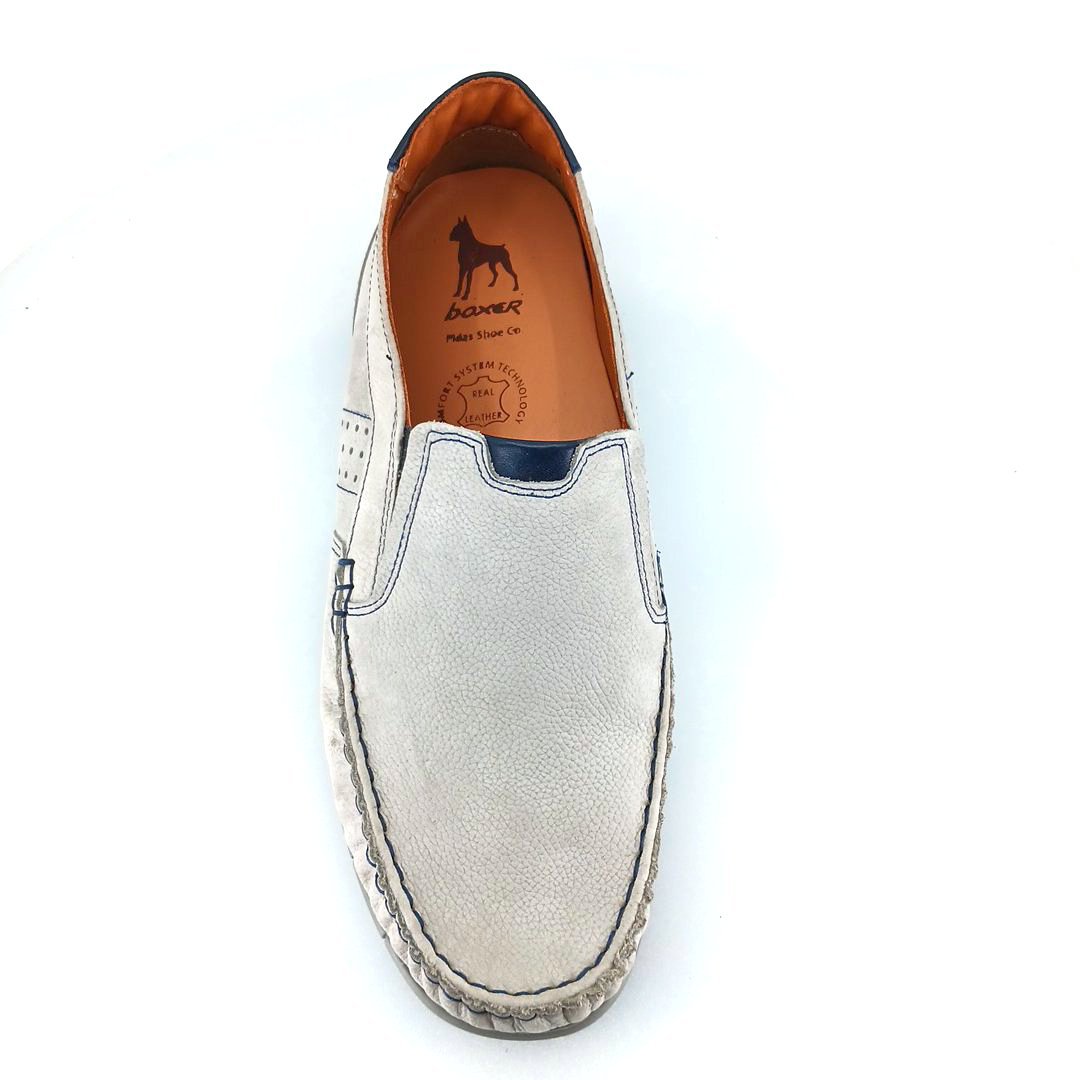 Boxer 21358 (γκρι nubuck) ανδρικά boat shoes