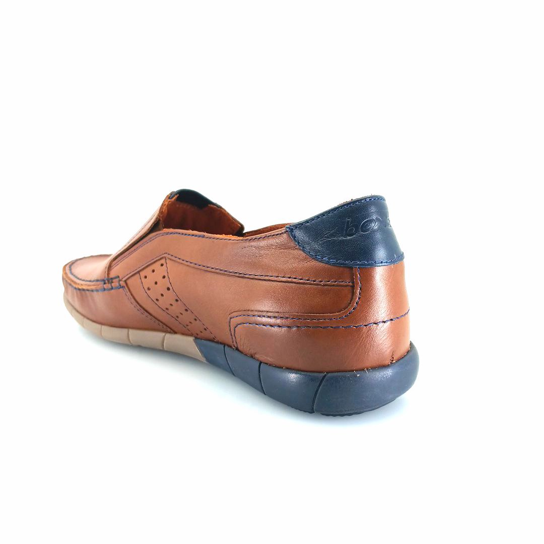 Boxer 21358 (ταμπα δέρμα) ανδρικά boat shoes