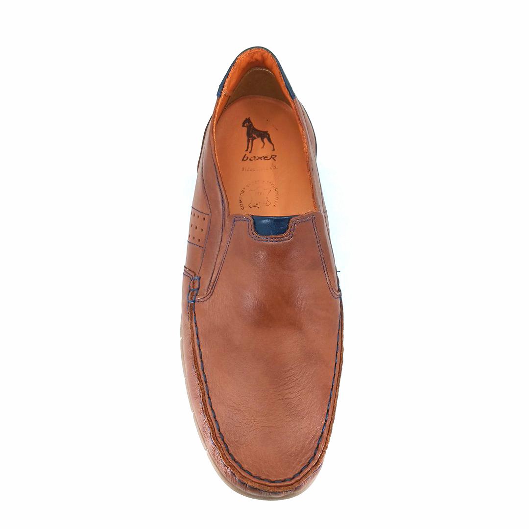 Boxer 21358 (ταμπα δέρμα) ανδρικά boat shoes