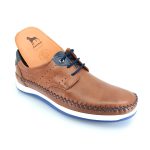 Boxer 24000 (ταμπα δέρμα) ανδρικά δετά μοκασίνια
