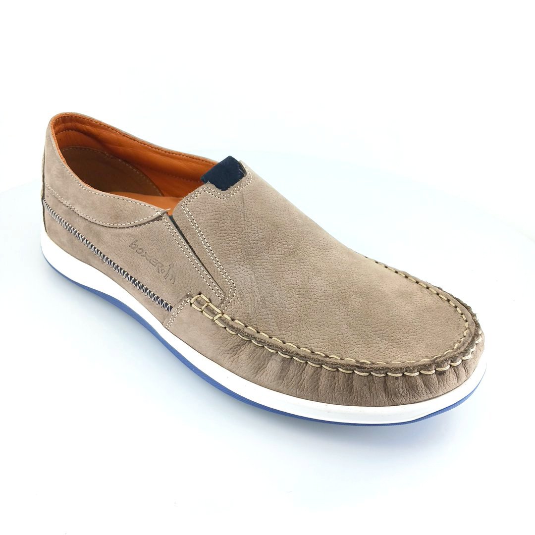 boxer-24002-grey-1 Boxer 24002 (γκρι nubuck δέρμα) ανδρικά δετά μοκασίνια