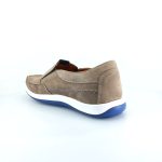 Boxer 24002 (γκρι nubuck δέρμα) ανδρικά δετά μοκασίνια